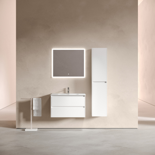 Тумба под раковину Sancos Libra LB80W 80х50 подвесная цвет белый - фото 2